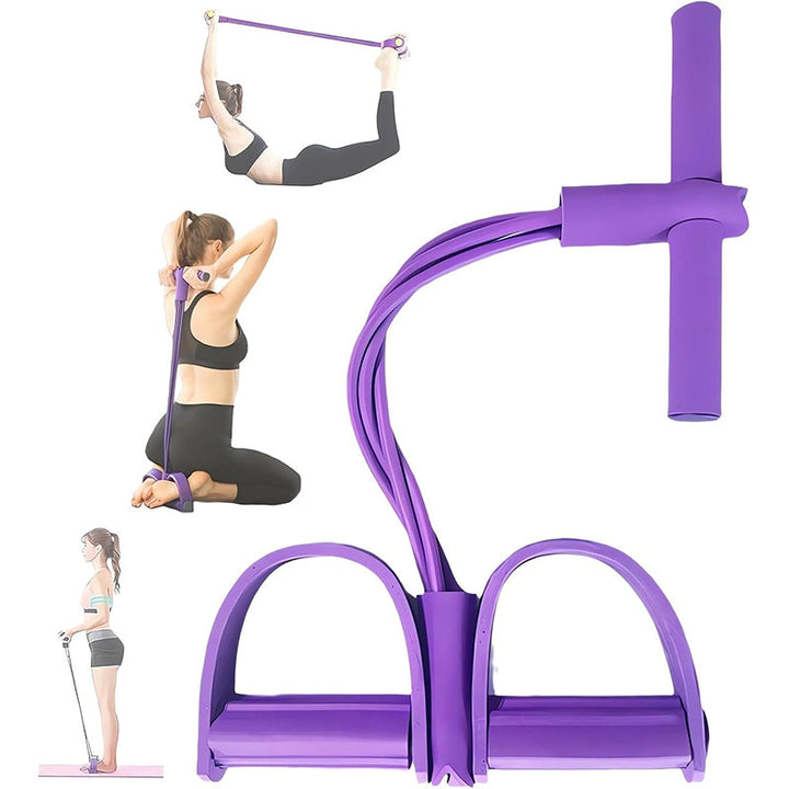 Fitness Pedal Ankle Puller - PURPLE