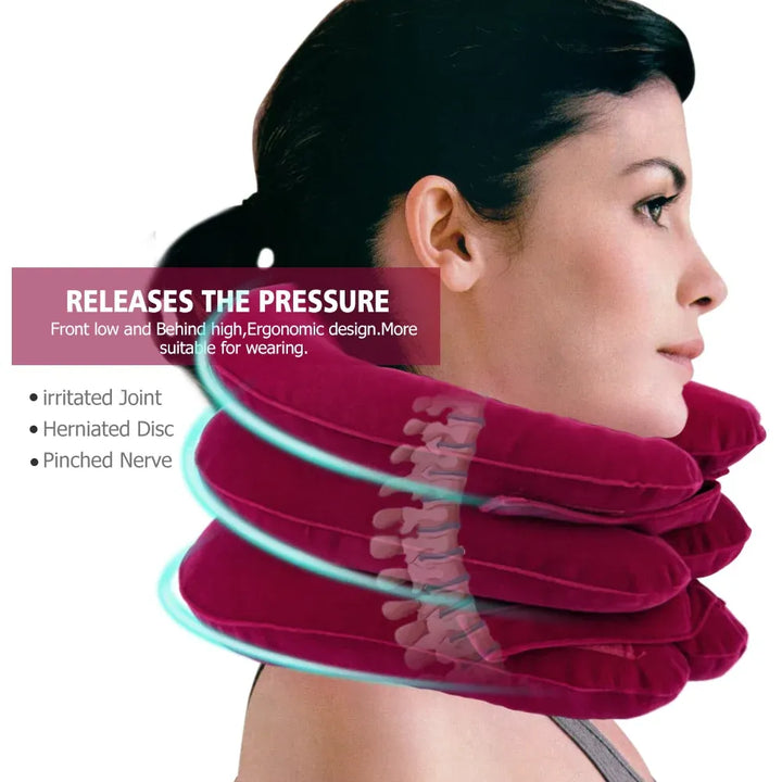 Neck Traction Pillow for Shoulder &amp; Tension Relief