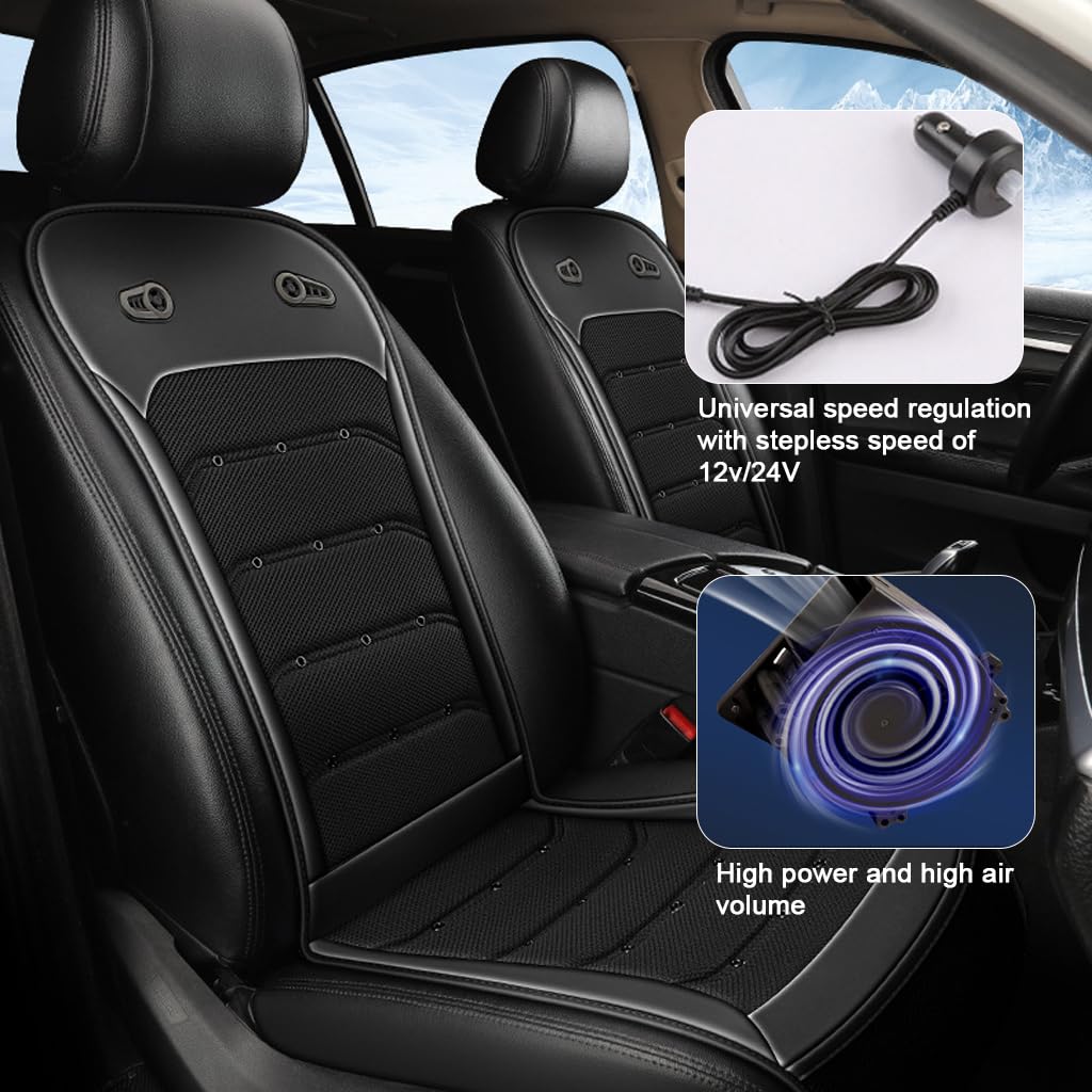 Continuous Airflow Cooling Cushion for Car Leather Seats