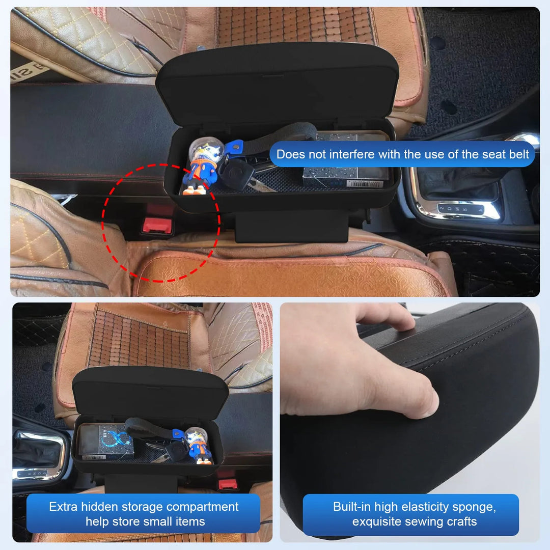 Car Armrest Extender with Wireless Charging | Adjustable Elbow Support