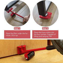 Furniture Lifter &amp; Slider Set – Move Heavy Furniture Alone, Protect Floors