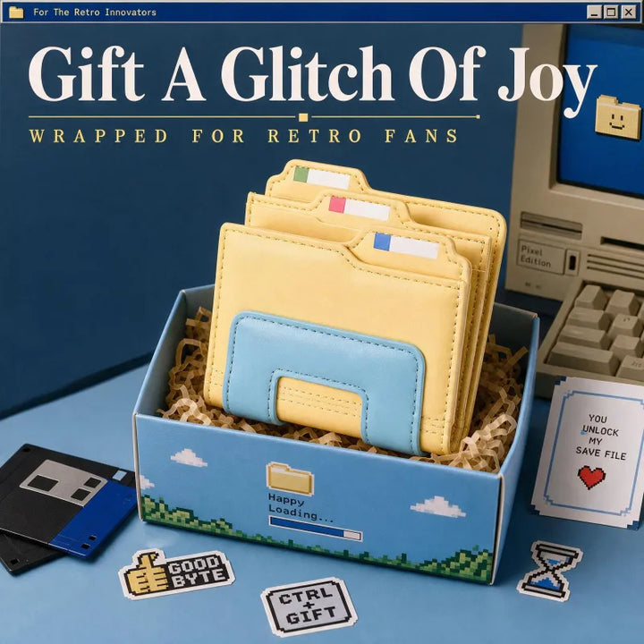 Windows-Style Folder Wallet — A Playful Home for Cards and Cash