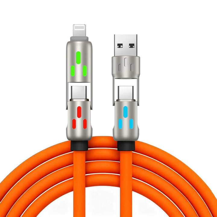 6.6FT 4-in-1 USB C Cable 240W – Fast Charging Cable for All Devices