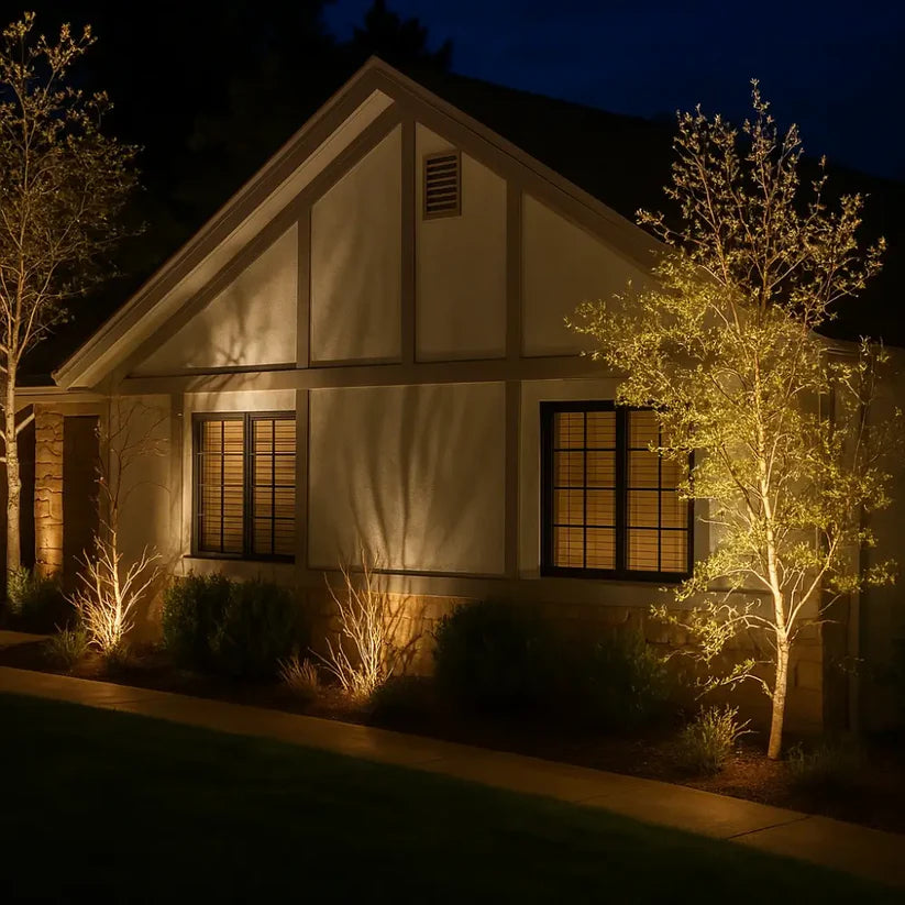 Solar Powered Outdoor Spotlights | Automatic Dusk to Dawn Yard Lights