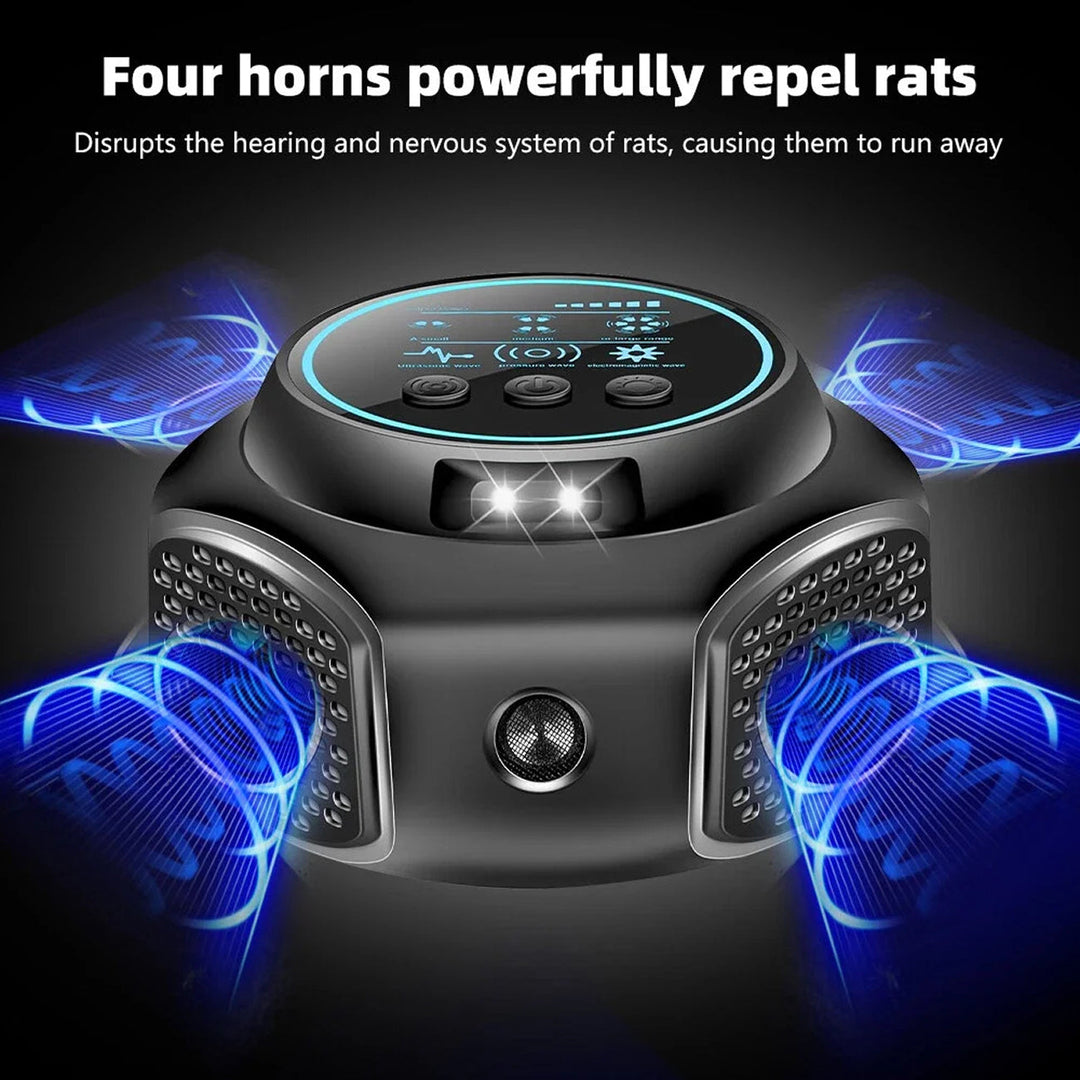360° Ultrasonic Pest Repellent – Rodent &amp; Mouse Deterrent for Home