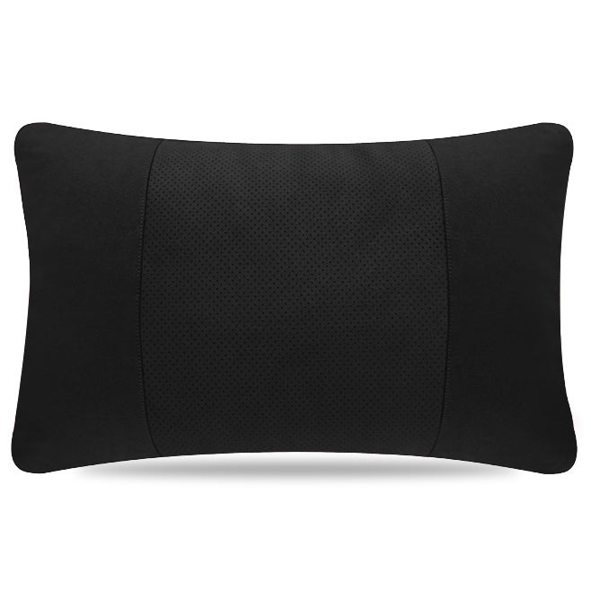 Maybach-Style Alcantara Neck Pillow – Ergonomic Headrest Support Cushion