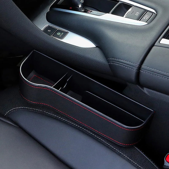 PU Leather Car Seat Gap Organizer, Fill the Console Gap