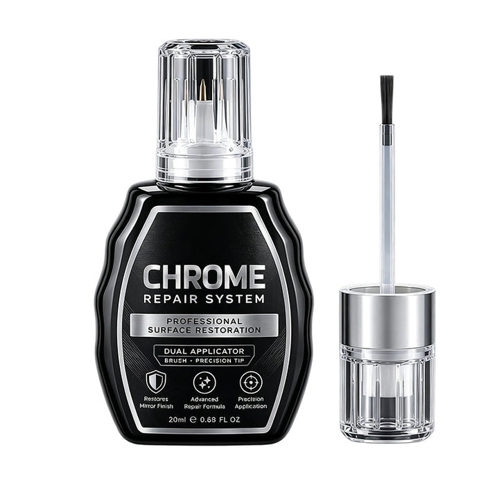 Chrome Restoration Pen – Dual-Tip Scratch &amp; Tarnish Repair for Cars