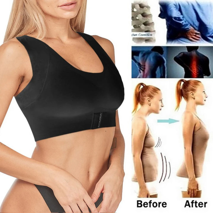 Seamless Posture Support Bra - Comfortable Lift &amp; All-Day Wear
