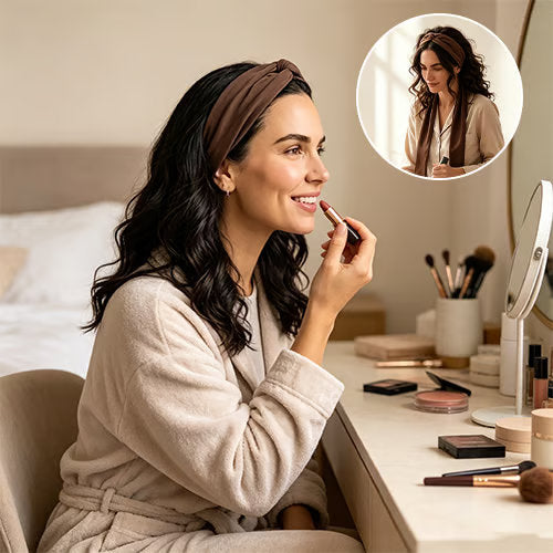 Heatless Curling Headband — Soft Overnight Waves Without Hot Tools