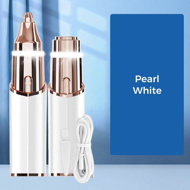 2-in-1 Lipstick-Sized Facial Hair Remover – Painless &amp; Portable