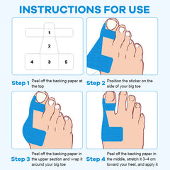Toe Support Straps for Comfortable, Gentle Foot Relief