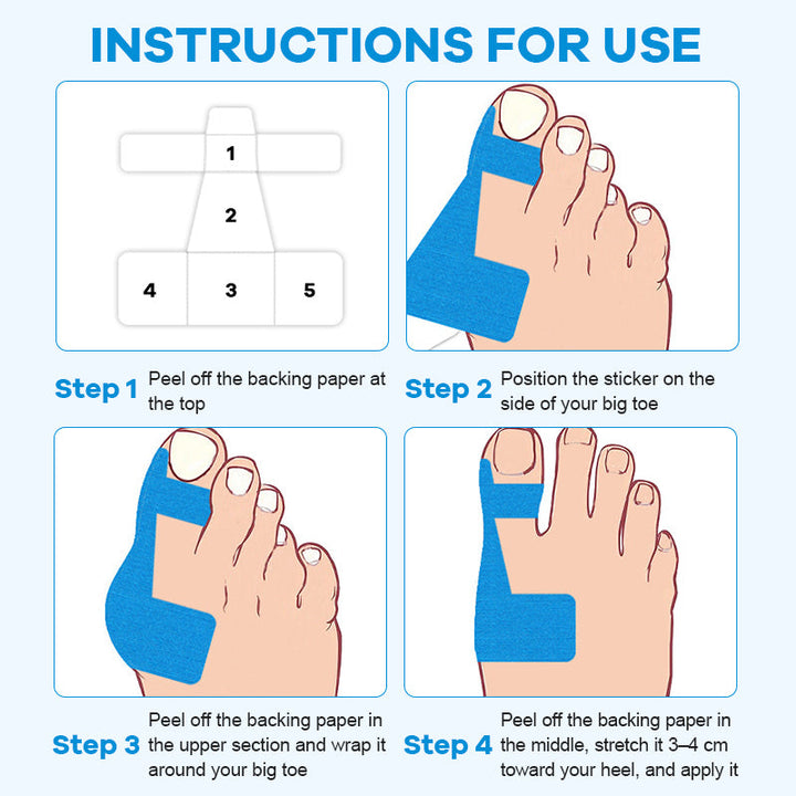 Toe Support Straps for Comfortable, Gentle Foot Relief