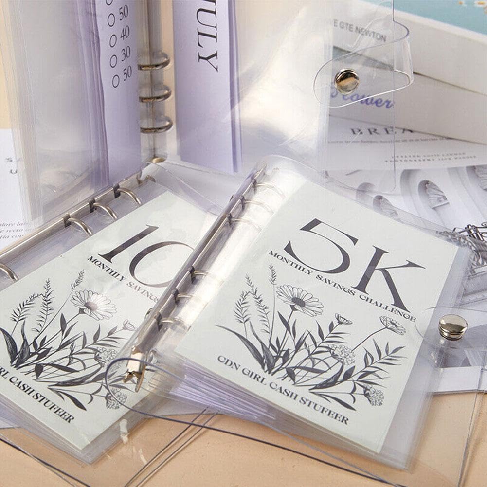 12-Month Envelopes Money-Saving Challenges Binder