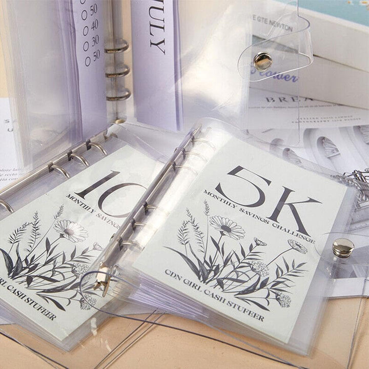 12-Month Envelopes Money-Saving Challenges Binder