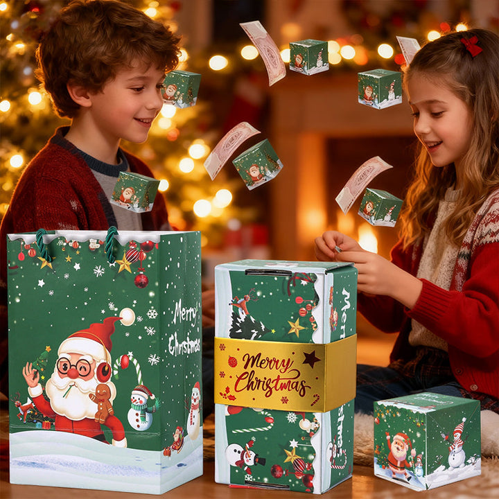 Christmas Surprise Pop-Up Gift Box – DIY Explosion Money Box