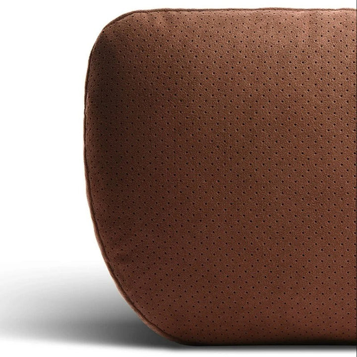 Maybach-Style Alcantara Neck Pillow – Ergonomic Headrest Support Cushion