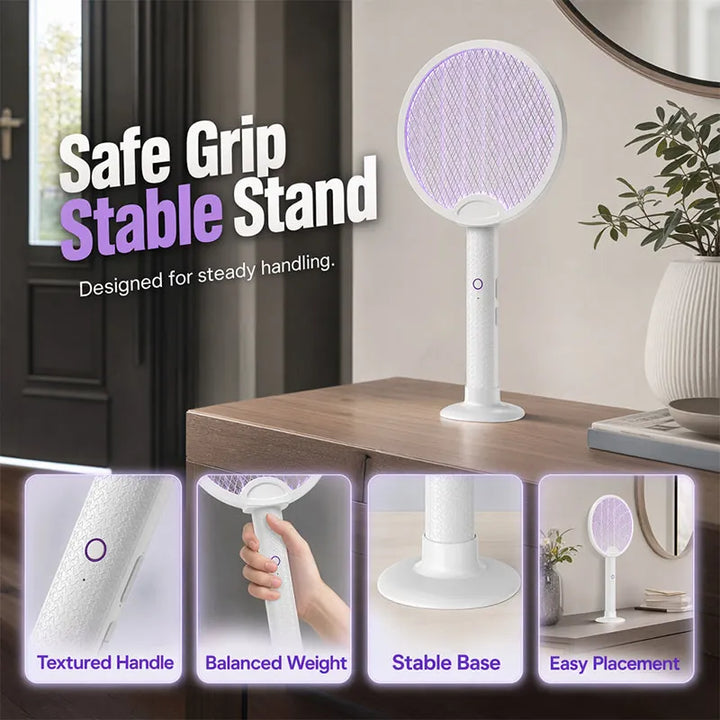 3000V Electric Fly Swatter for Indoor &amp; Outdoor