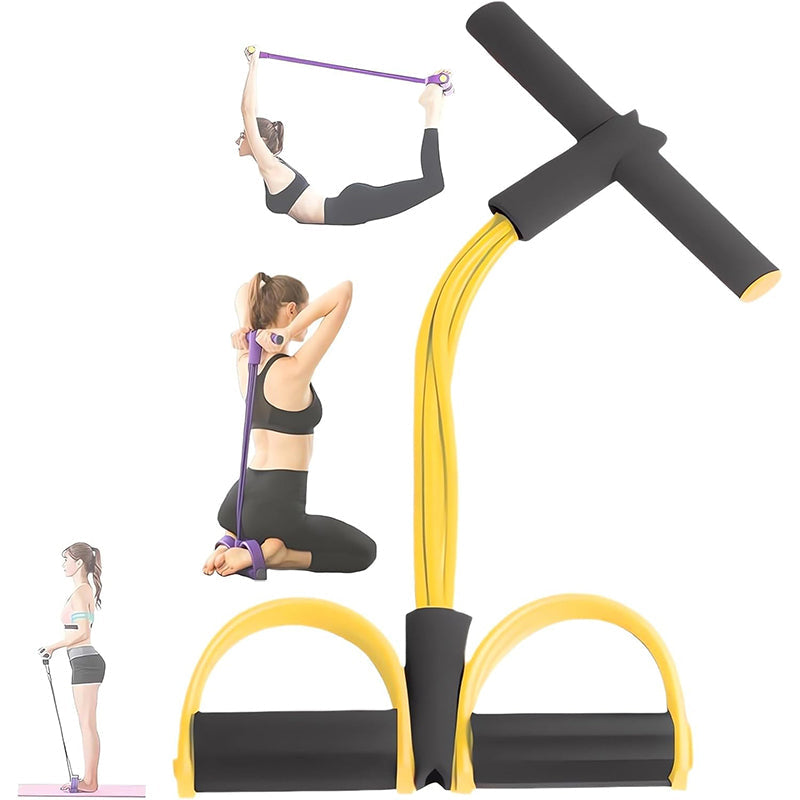 Fitness Pedal Ankle Puller - YELLOW