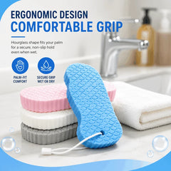 2-Pack Soft PVA Exfoliating Bath Sponge for Smooth Skin