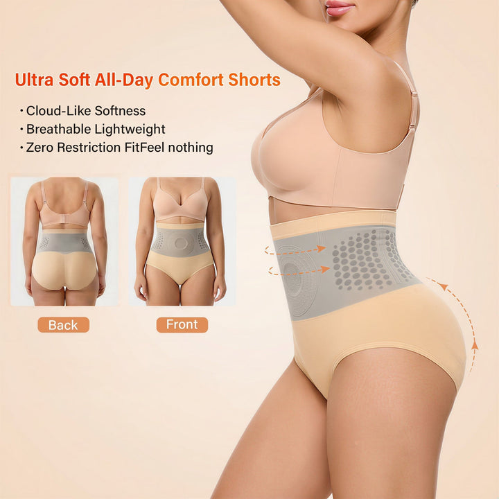 2-Piece Set: Moringa &amp; Berberine 4-in-1 Micro-Particle Shaping &amp; Fat Burning Shorts