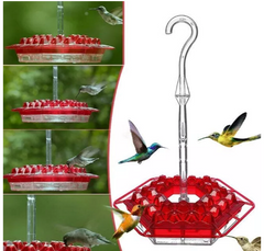 Ant Proof Hummingbird Feeder | 30 Feeding Ports, UV Resistant &amp; Ideal for Outdoor Bird Watching