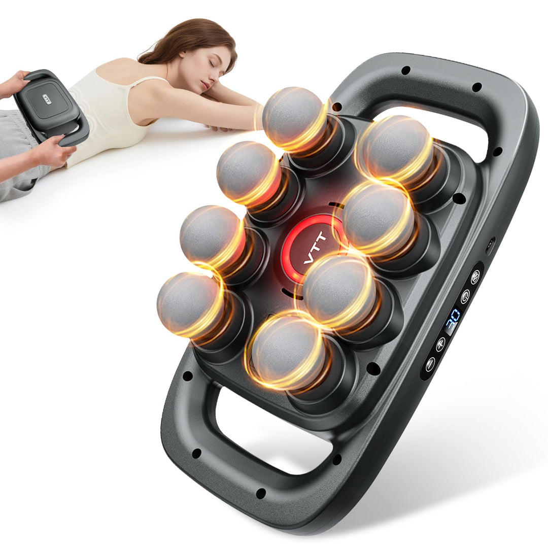 16-Head Electric Massager - Deep Kneading for Back, Neck &amp; Leg Pain
