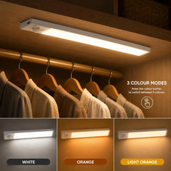 Rechargeable Motion Sensor LED Light – 3 Color Modes, Magnetic Mount