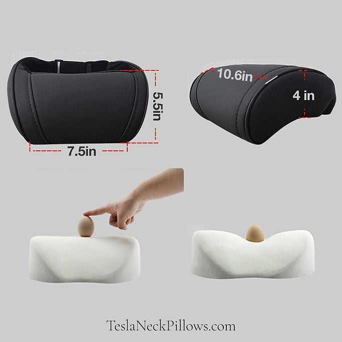 Memory Foam Neck Pillow for Car – Ergonomic Headrest Support for Driving