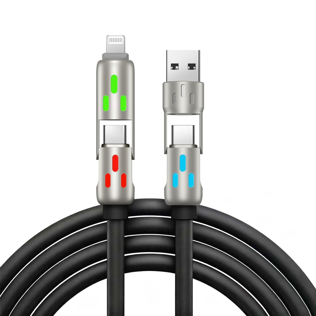 6.6FT 4-in-1 USB C Cable 240W – Fast Charging Cable for All Devices