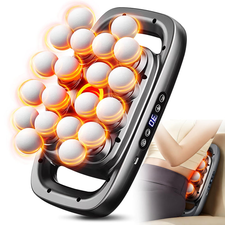 16-Head Electric Massager - Deep Kneading for Back, Neck &amp; Leg Pain