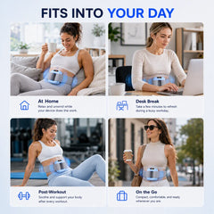 6-in-1 Deep Vibration Fascia Massager for Full-Body Relief