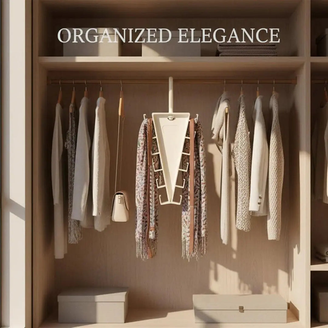 2-Pack V-Shape 12-Hook Closet Hanger Organizer