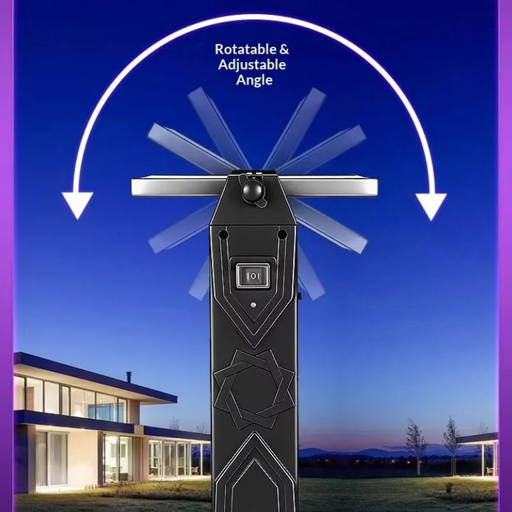 3-in-1 Solar Bug Zapper - 3000V Weatherproof Mosquito Killer