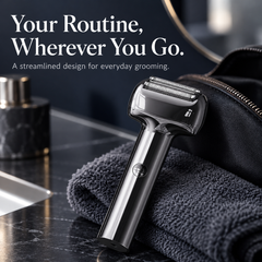 Rechargeable Foil Electric Shaver with IPX6 Waterproof &amp; Magnetic Head