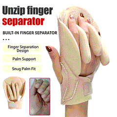 Finger Separator Glove, Soft Splint for Stiff Fingers, Left or Right