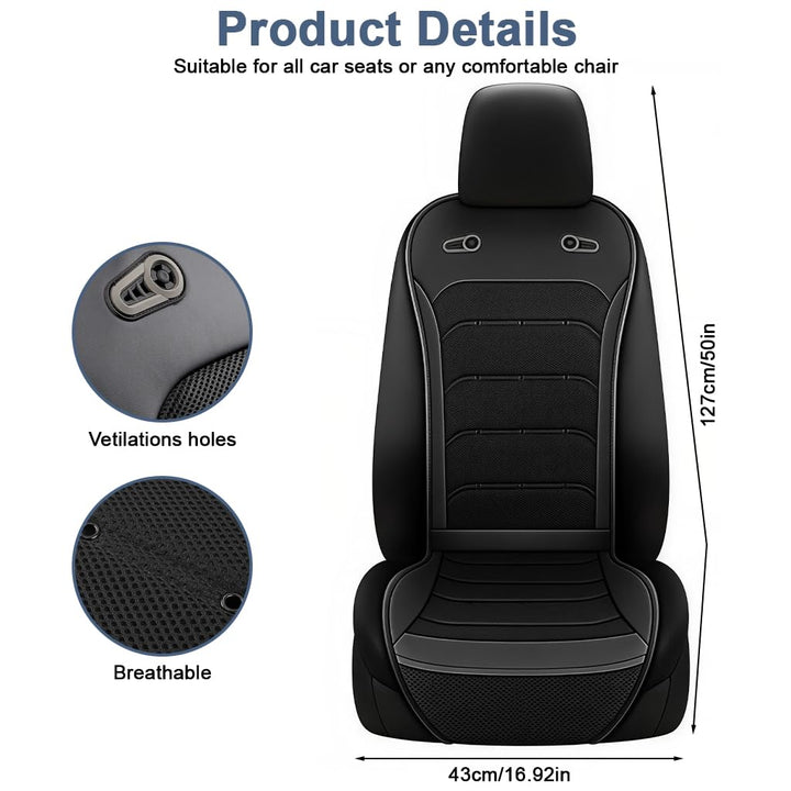 Continuous Airflow Cooling Cushion for Car Leather Seats
