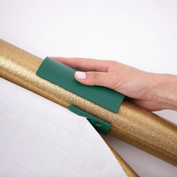 2 Pieces-Slide-On Wrapping Paper Cutter – No Scissors, Straight Cuts