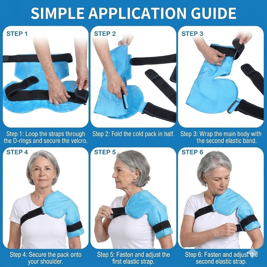 Rotator Cuff Relief Wrap | Drug-Free Cold &amp; Hot Therapy for Seniors
