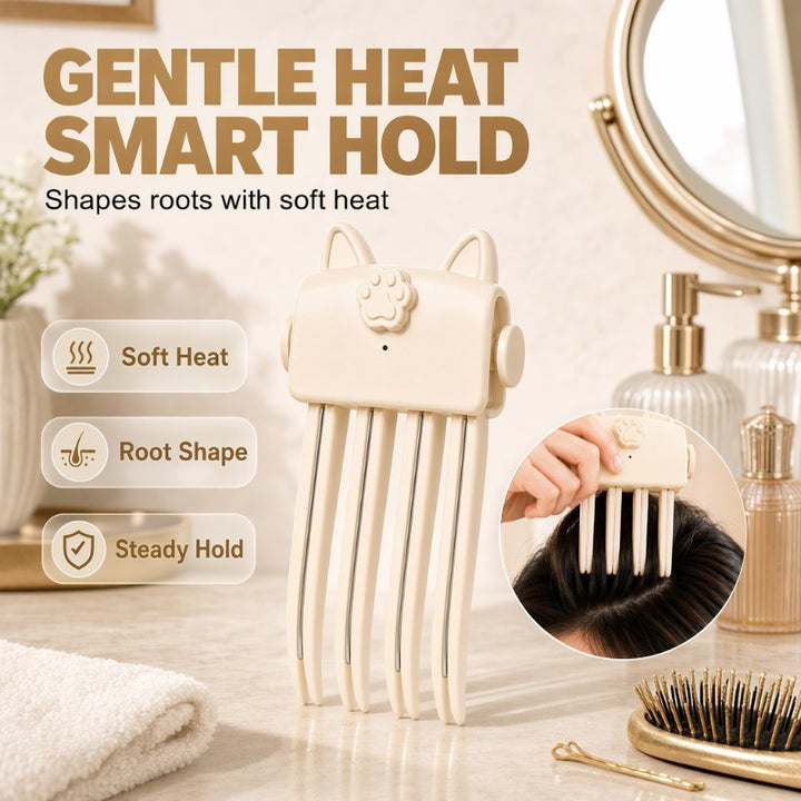 Cordless Root Lift Clip — Rechargeable Volume Clamp for Fine Hair