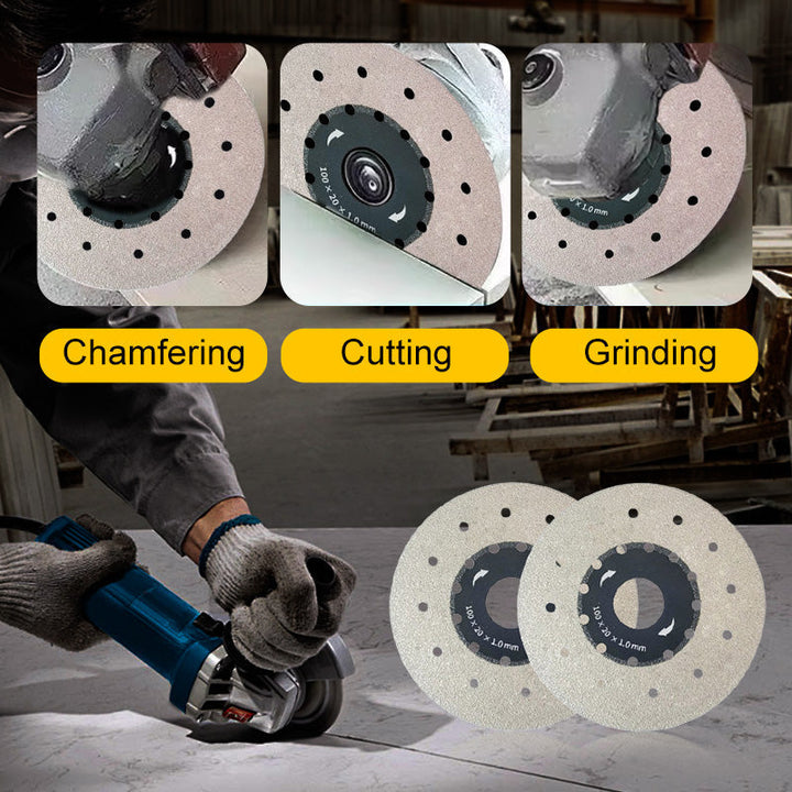 Diamond Cutting Disc for Stone and Tile, 100mm Multi-Hole Blade