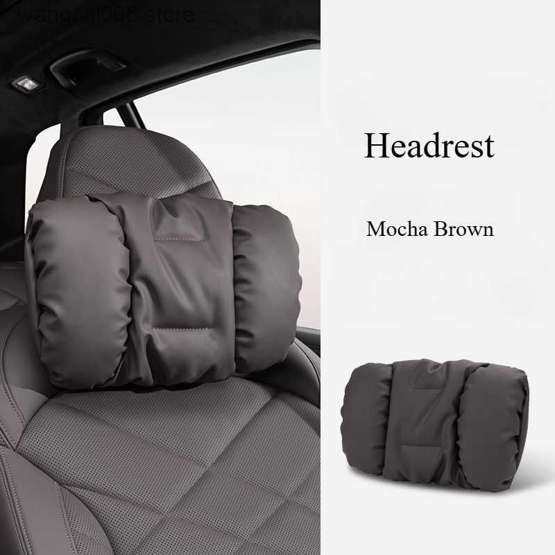 Cloud-like Suede-Touch Car Headrest &amp; Lumbar Set – Premium Driving Comfort