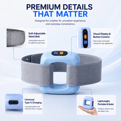 6-in-1 Deep Vibration Fascia Massager for Full-Body Relief