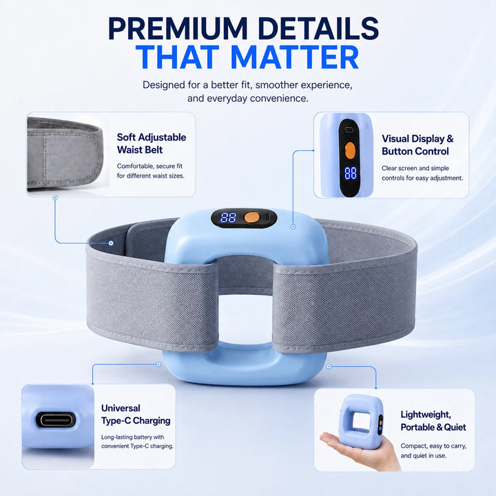 6-in-1 Deep Vibration Fascia Massager for Full-Body Relief