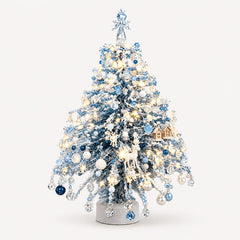 🎄✨DIY Beaded Christmas Tree Kit with Lights -🎅 Mini Tabletop Holiday Decoration