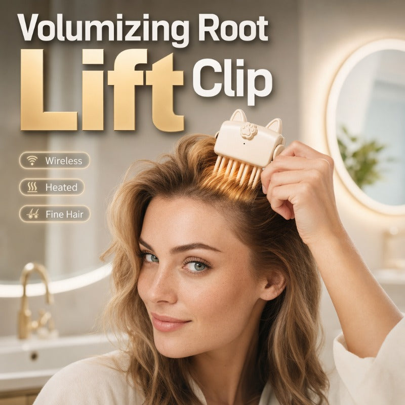 Cordless Root Lift Clip — Rechargeable Volume Clamp for Fine Hair
