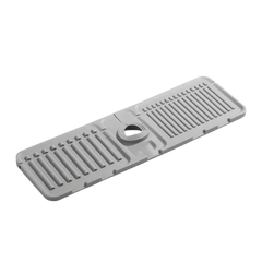 Sloped Sink Splash Guard Mat | Kitchen &amp; Bathroom Faucet Draining Mat