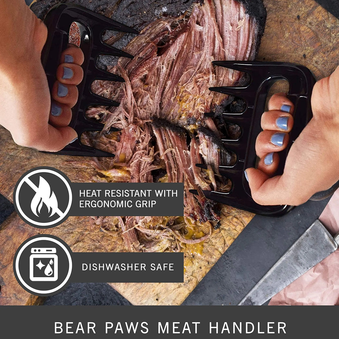6-Piece BBQ Tool Set | Heat Resistant Gloves, Claws &amp; Kit