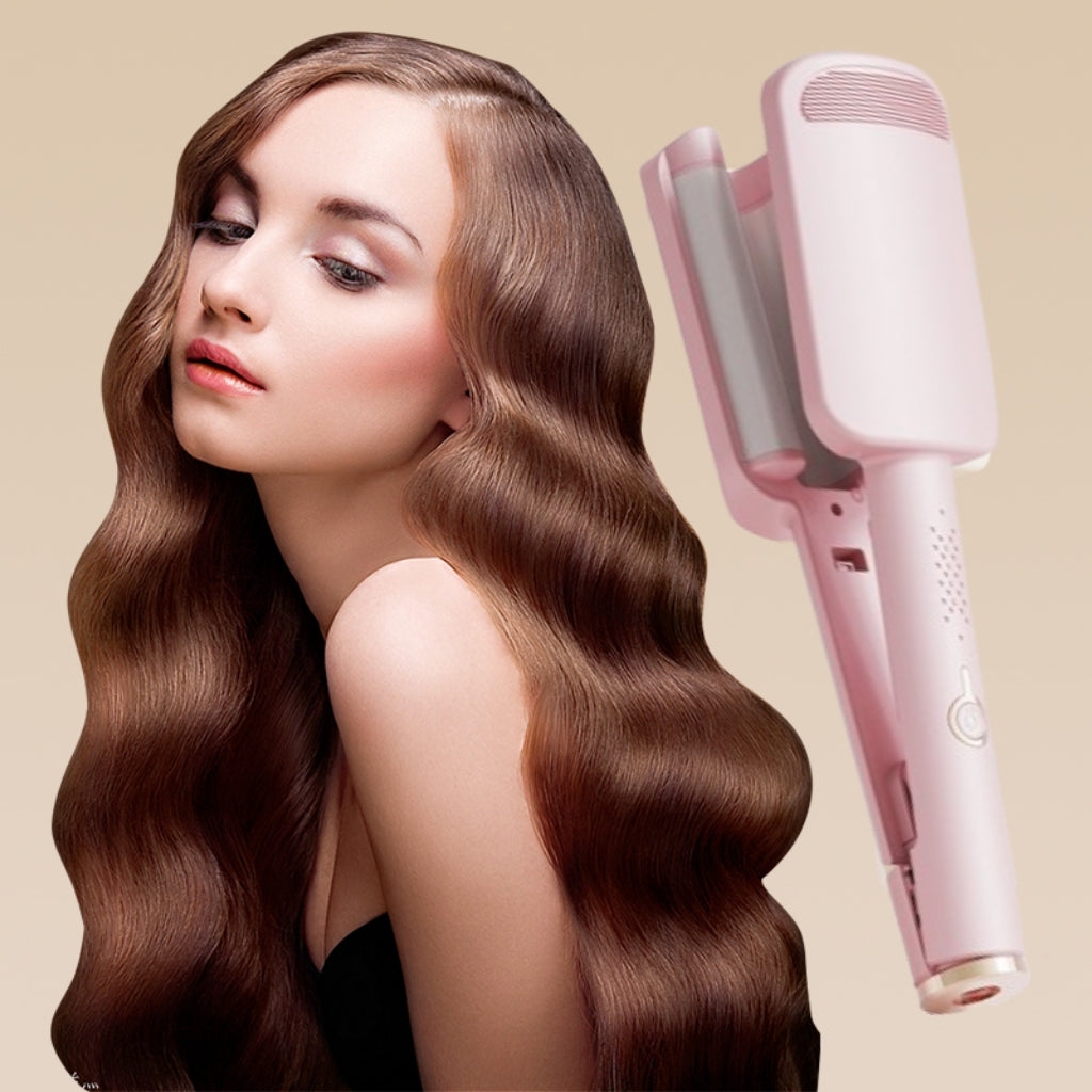 French Wave Hair Iron — Triple Barrel Waver for Soft Waves in Minutes