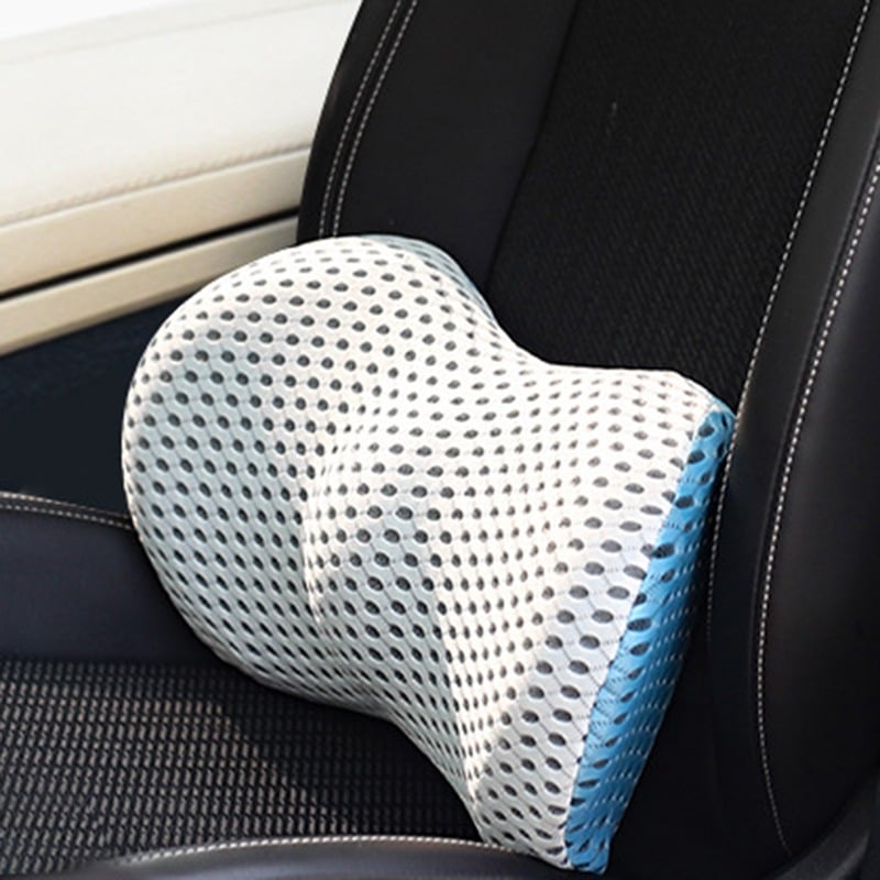 Premium Lumbar Support Cushion – Ergonomic Memory Foam Back Support for Office, Car &amp; Home